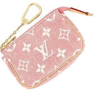 Louis Vuitton Pochette Accessories Monogram Calf Leather Pink Mini Wallet